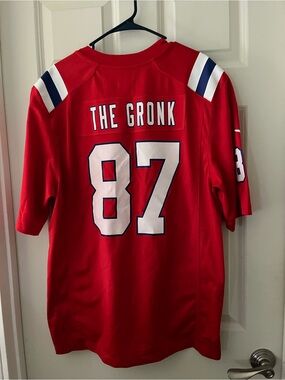 Men’s Nike NFL On Field NFL Players #87
Gronkowski L Football Jersey New England